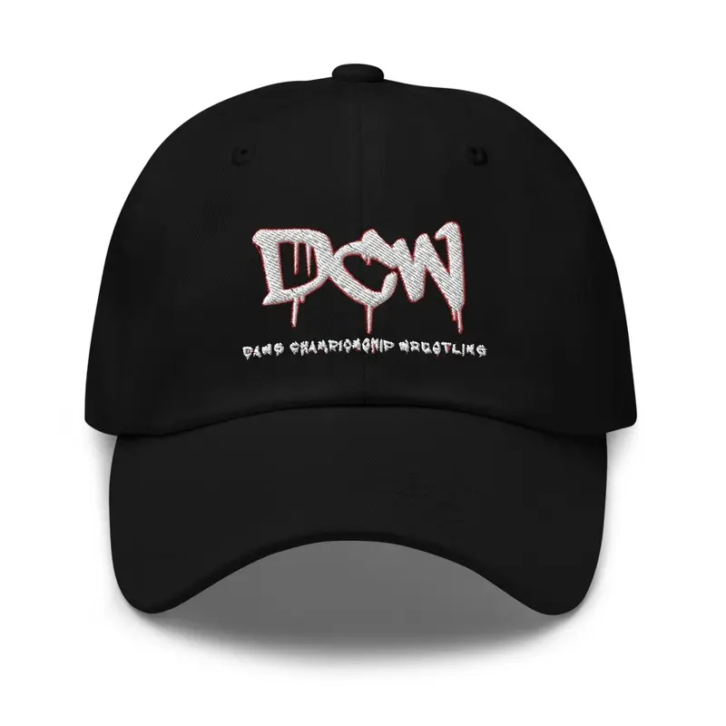 DCW EMBROIDERED HAT WHITE LOGO